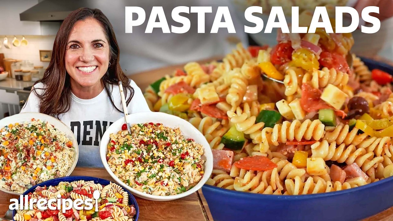 3 Pasta Salad Recipes You Need to Try (Italian Grinder, Dill Pickle & Street Corn Pasta Salads)