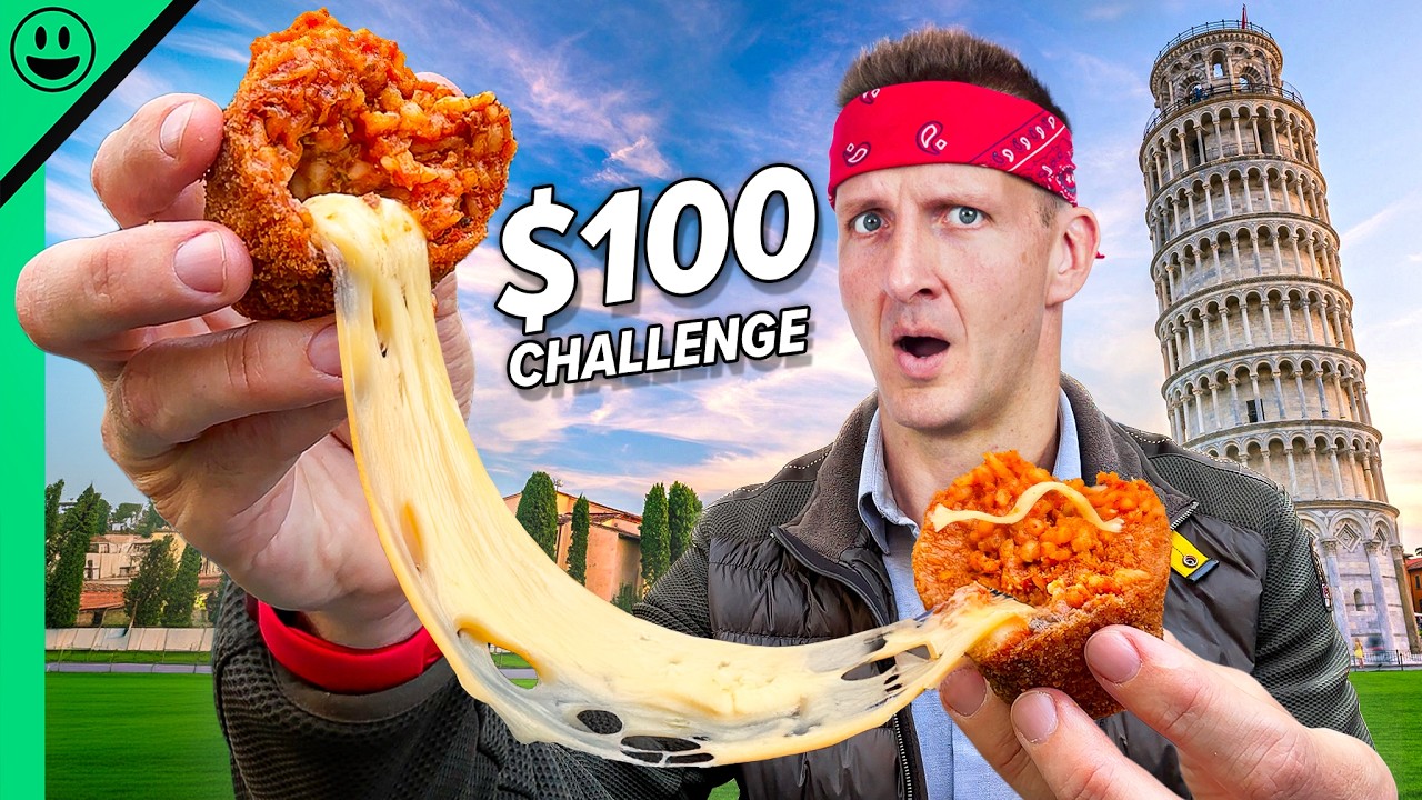 Italy $100 Street Food Challenge!! Italians Really Eat This??