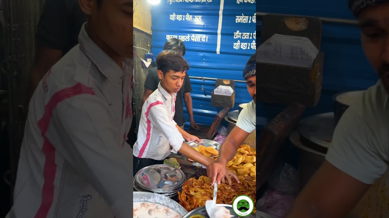 Patna Junction Rs 50 Poori Subzi Jalebi | Veggie Paaji #foodshorts #streetfood