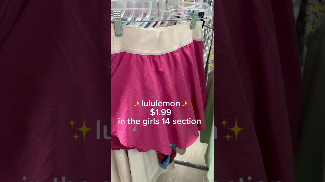 Thrifting lululemon for $1.99!! #thrifting #lululemon #thriftinglulu #preppy #thrifthaul #thrifted