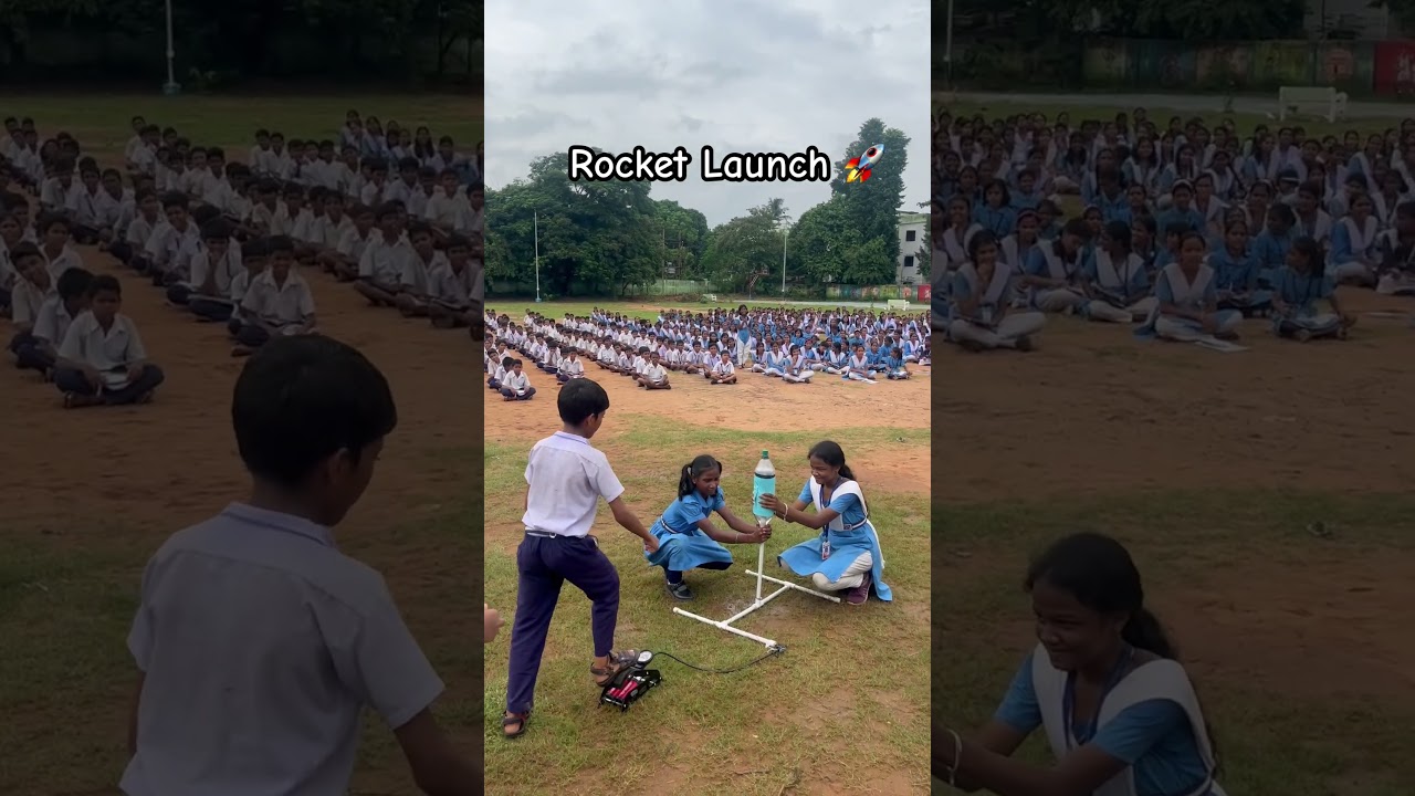 DIY Rocket Launch project by kids. #rocket #spacex #space #diy