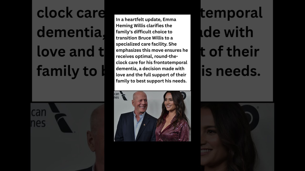 Bruce Willis’ Wife Breaks Silence on Backlash Over His Care #celebrity #news #shorts