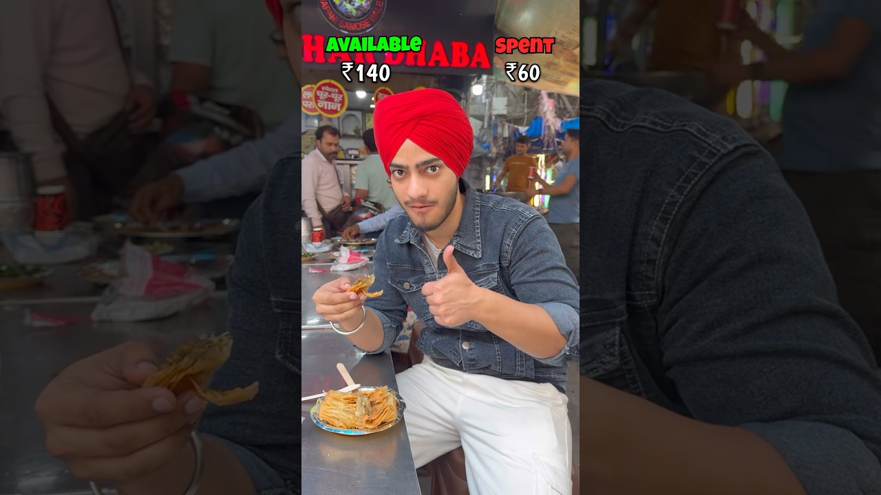 Living on ₹200 in Chandni Chowk 😱 but i failed | street food @Param_aedy #shorts #shortsfeed