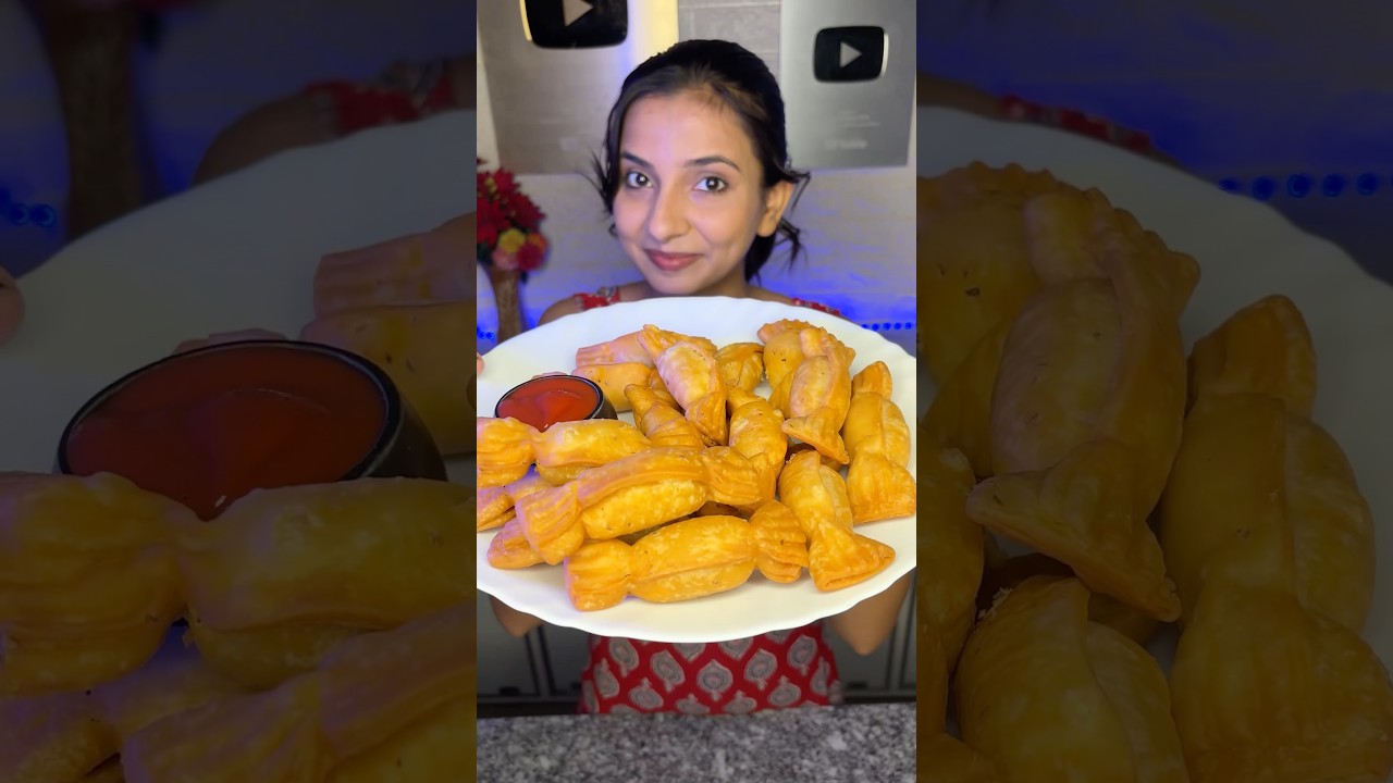 Toffee samosa recipe!! #shorts #youtubeshorts #recipe #food