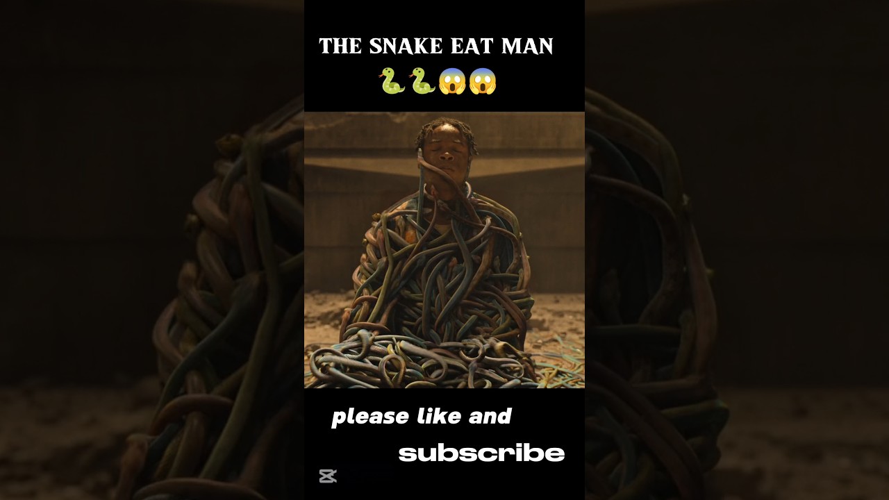 The snake eat man khatranak hollywood movie clips 😱  #snake #hollywood #movieclips #shorts
