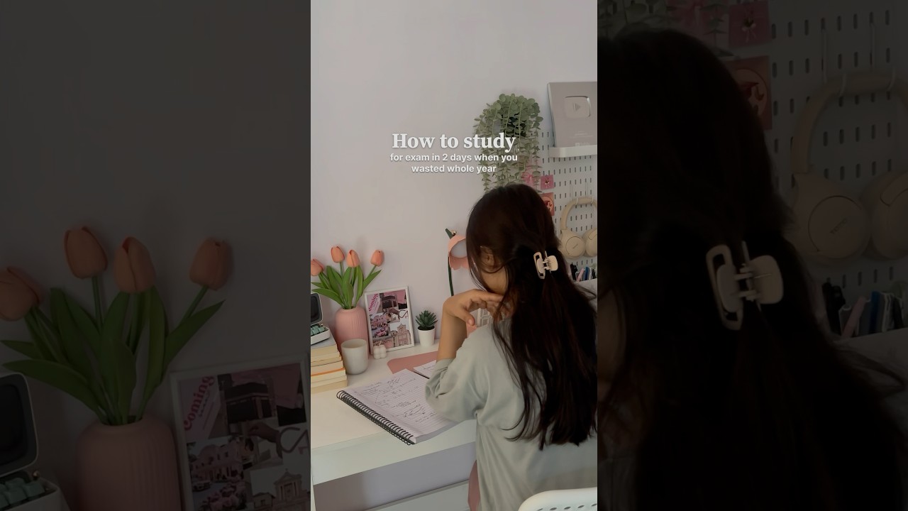 How to study for exam in 2 days 📚🙇‍♀️#shorts #studymotivation