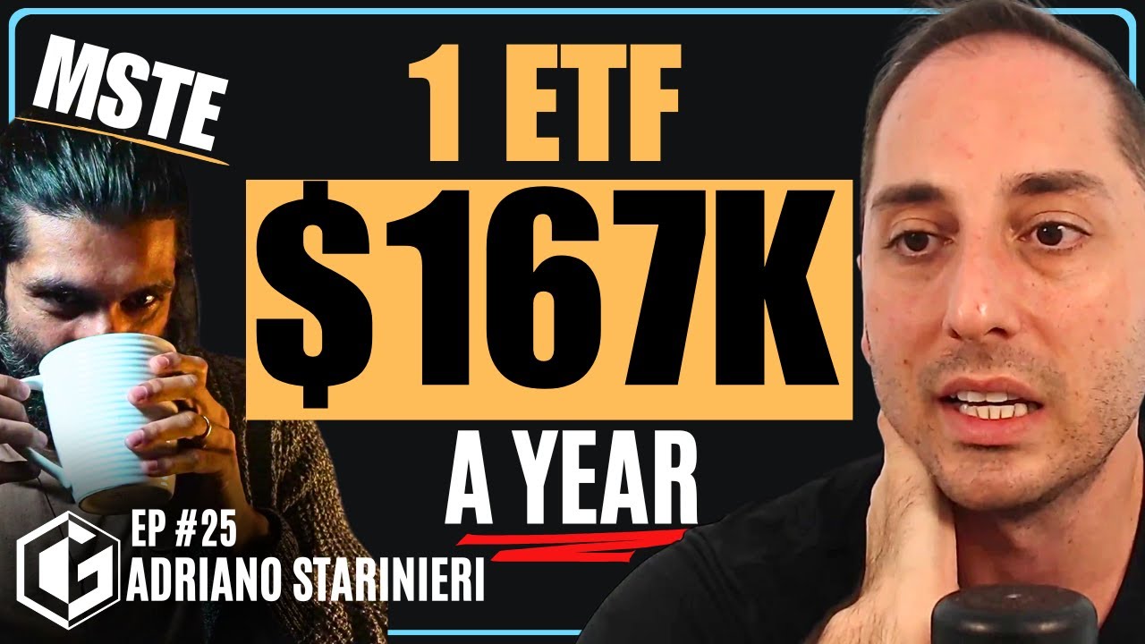 WE Invested $409,052 in 1 ETF for $166,813/year PASSIVE Income – Adriano Starinieri | GG Podcast #25