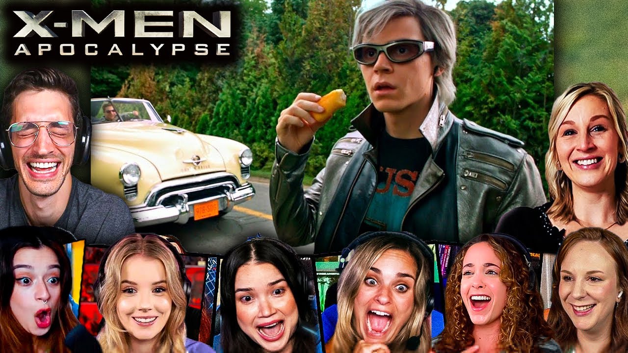 TOP “Quicksilver Saves Everyone” Reactions! X-Men: Apocalypse (2016) Movie Reaction First Time Watch