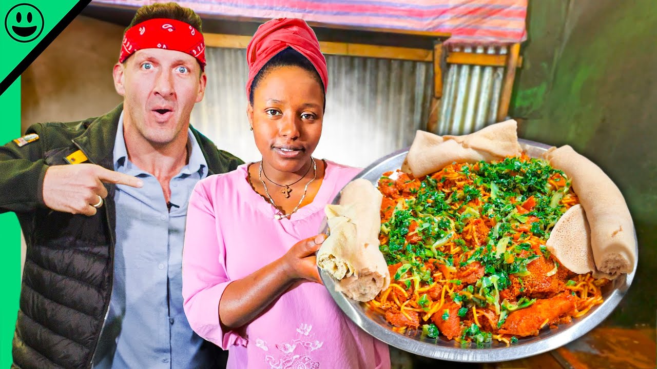 Africa’s SUPER CHEAP Street Food!! Ethiopia’s Big Flavor Market!!