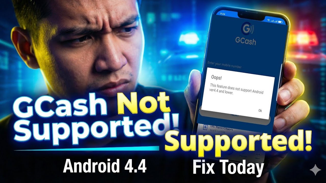 How to fix gcash problem ver4.4 | gcash problem today | gcash not supported android version
