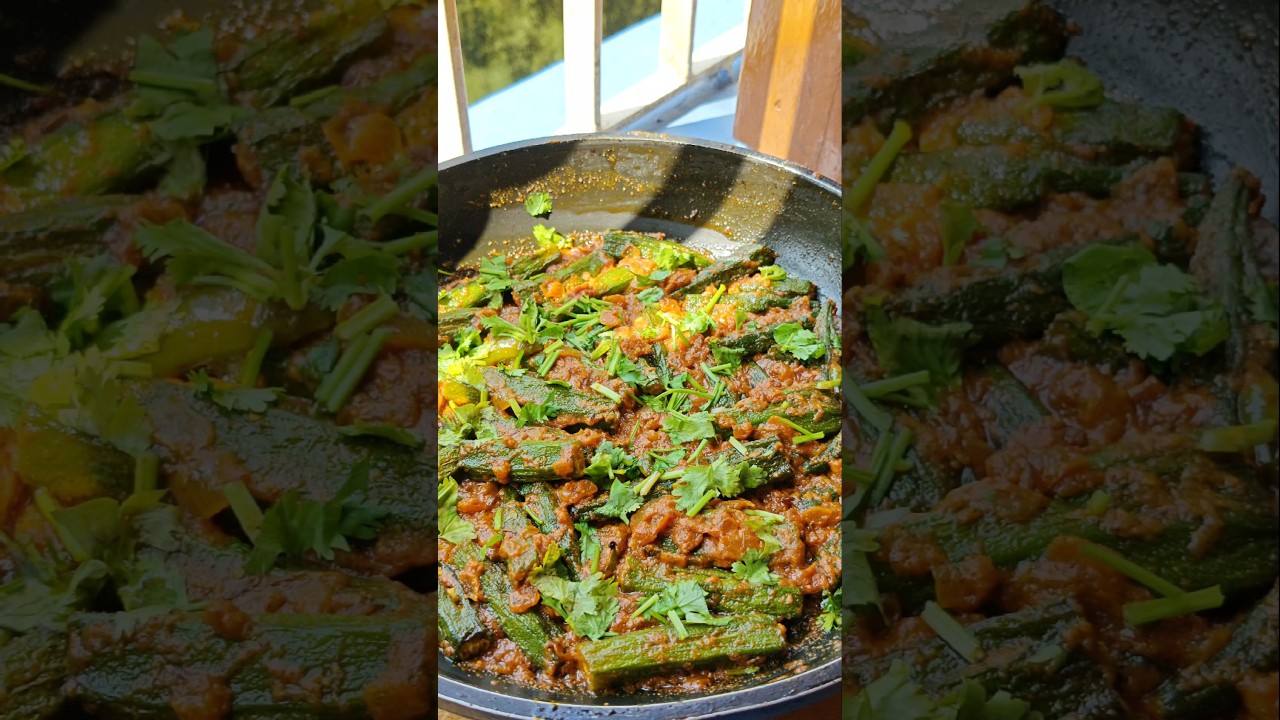 Ultimate Dahi Bhindi Recipe | Easy Dinner Idea #shorts #bhindi #viralvideo #shortsfeed