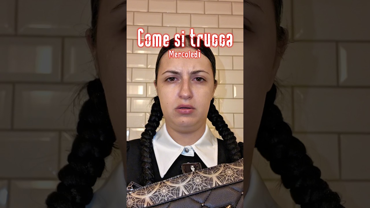 MAKEUP TUTORIAL DI MERCOLEDÌ ADDAMS 🖤