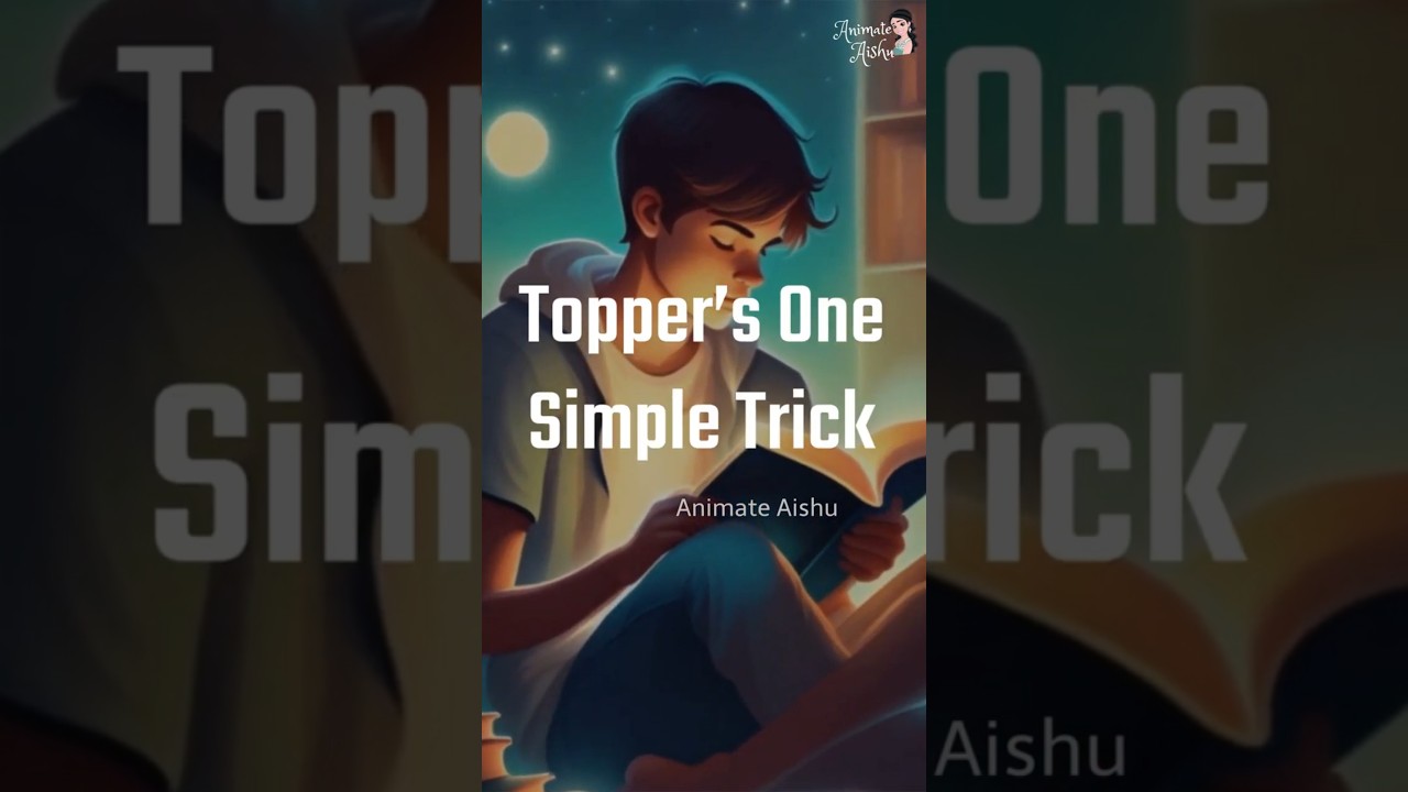 One Study Tip That Toppers Never Miss 🔥 Study Hacks #StudentLife #FocusTips