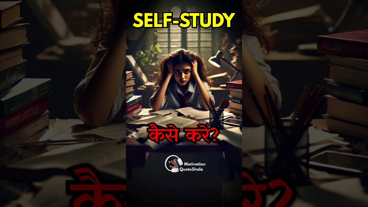 3 Powerful Self Study Tricks 🔥 Self Study कैसे करे? #studymotivation #examtips