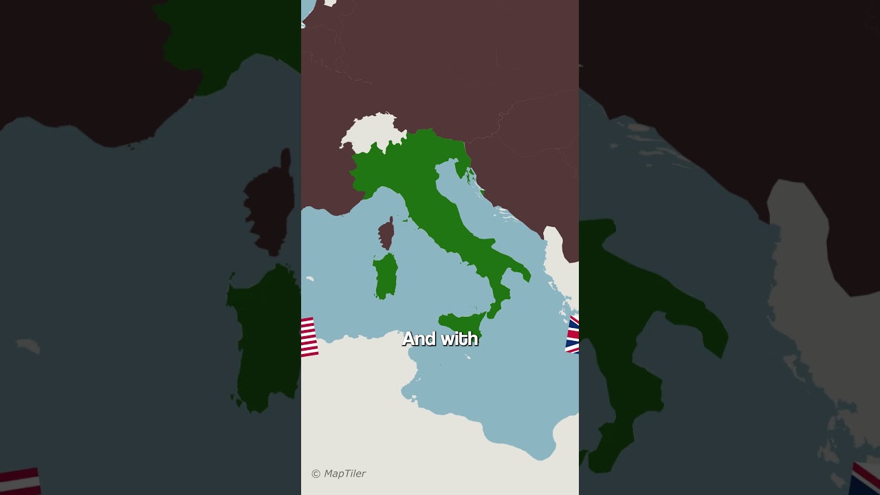 What if italy stayed friendly neutral in ww2 #history #ww2