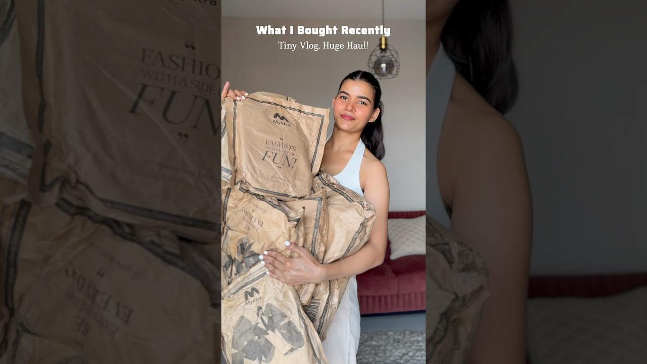 What I Bought Recently | Tiny Vlog, Huge Haul! #shorts #ytshorts | Mishti Pandey