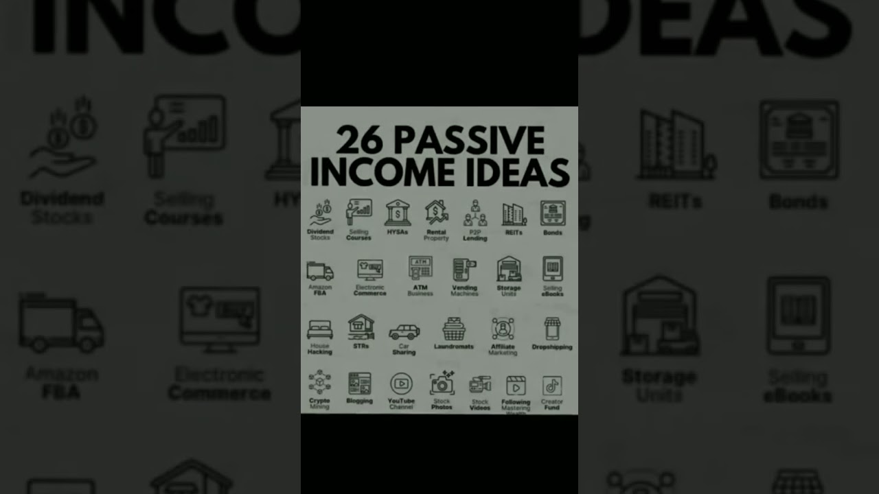 Passive Income Ideas to Build Wealth#passiveincome #income #ytshorts #viralshort #shorts #shortsfeed