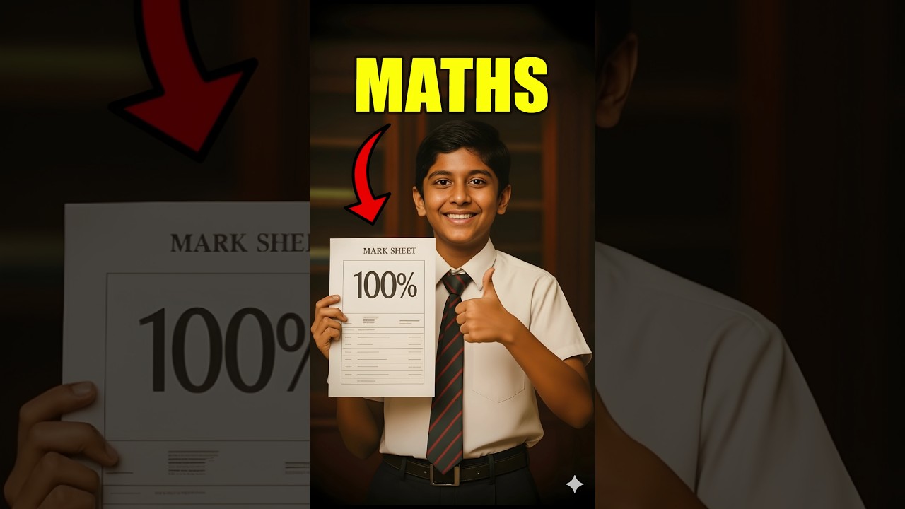 How to Get 100 Marks in Maths 📚🚀 #shorts #studytips