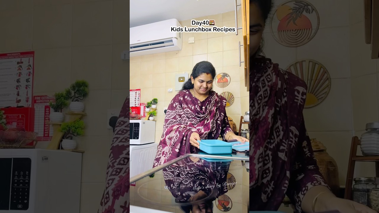 Day40 🍱 Kids Lunchbox Recipes #shorts #ytshorts #teluguvlogs #recipes #lunch #lunchbox #rice