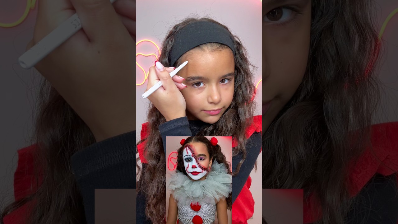 Pennywise makeup tutorial 🎈