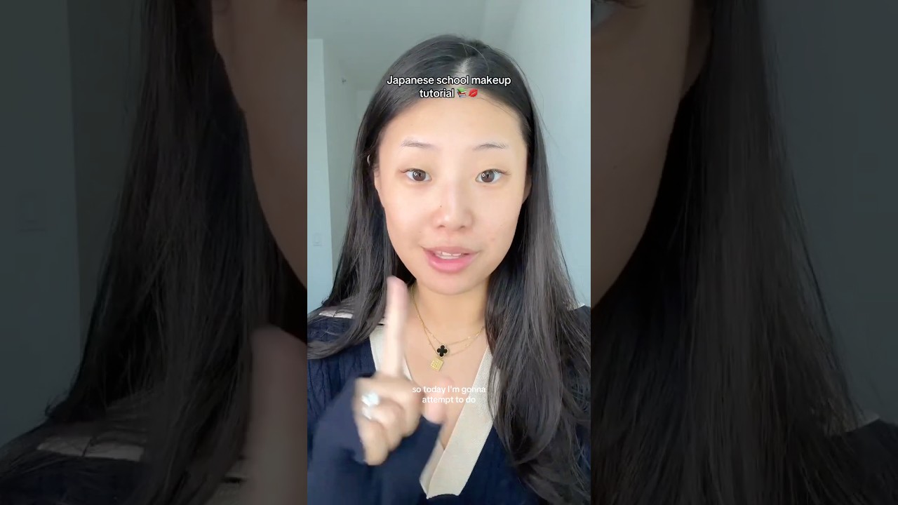 undetectable japanese school makeup tutorial ! 🎀 #makeuptutorial #schoolmakeup #makeup
