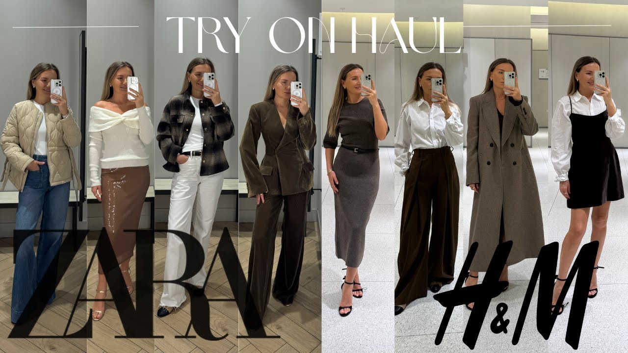 Newest ZARA and H&M ** Try on HAUL | **