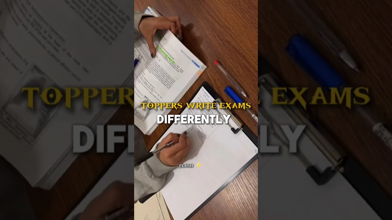 How toppers write exams differently | study motivation telugu | #studytips