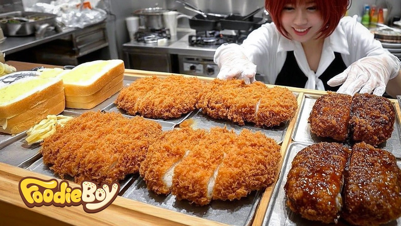 Japanese Street Food Compilation | Sushi, Tonkatsu, Takoyaki, Okonomiyaki