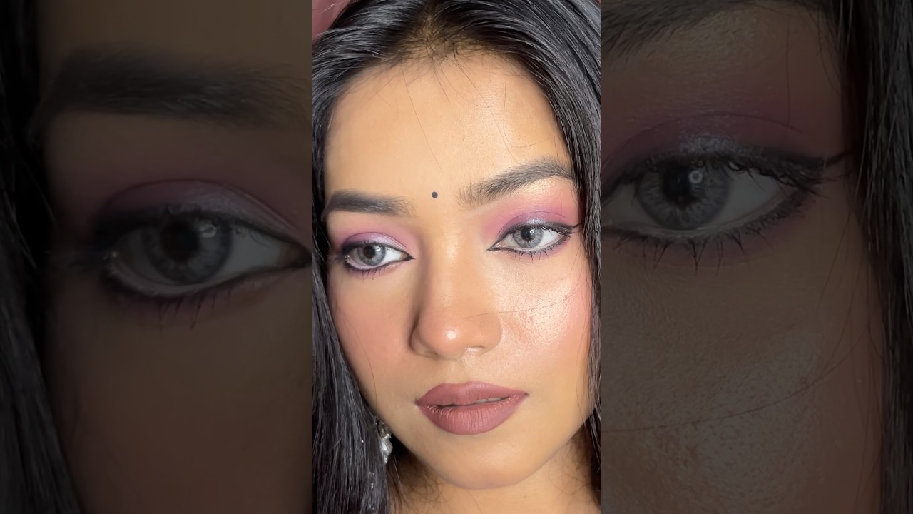 Full face makeup tutorial for beginners || check description || #softglamlook #eyemakeup #shorts