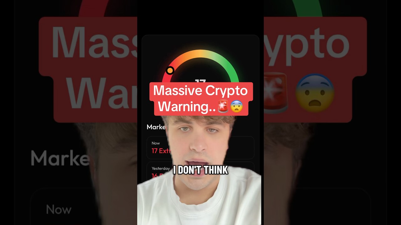 Massive Crypto Warning…🚨😨