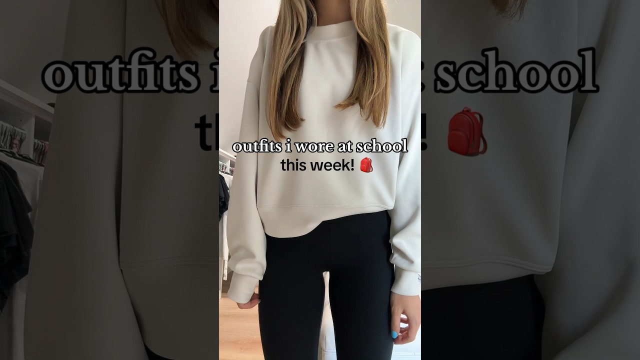 school outfits of the week!