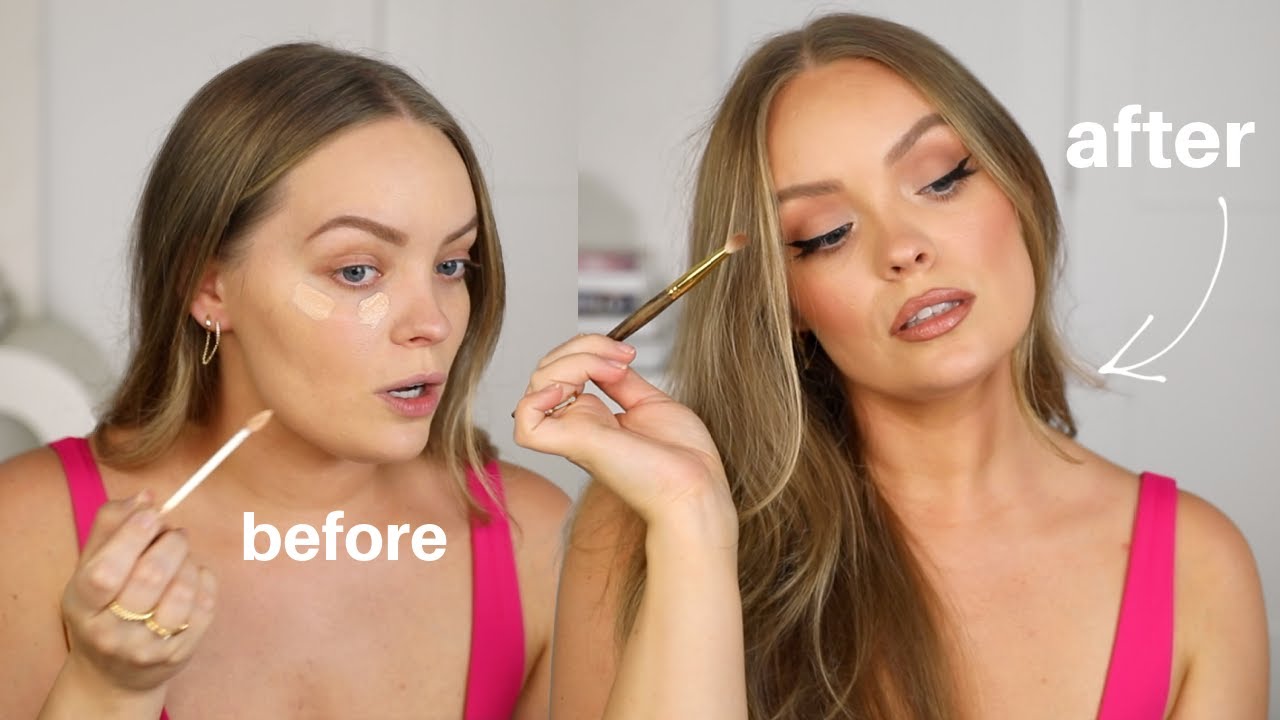 HOW TO: EASY GLAM MAKEUP TUTORIAL! Tips & Tricks for Beginners