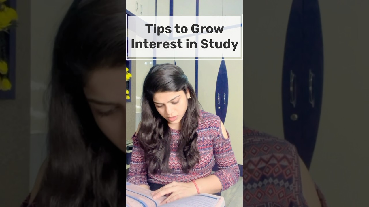 Study Tips 📚Tips to Grow Interest In Study 🎯Study Motivation ✨#cainter #cafoundation