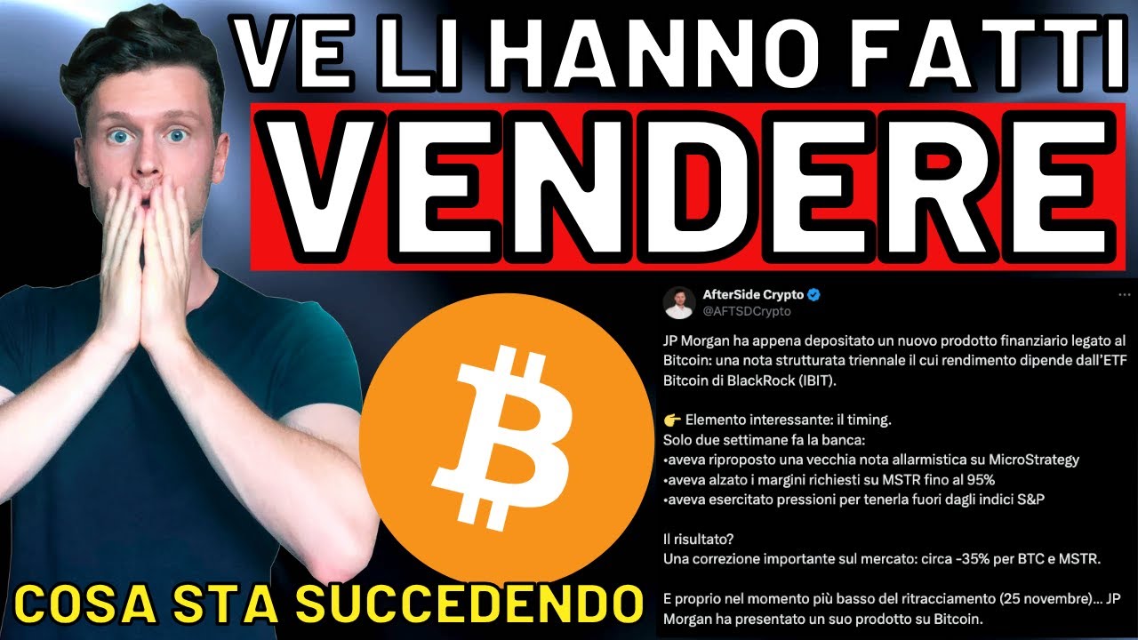 🚨 SHOCK: CI HANNO INGANNATI 🚨 MORNING w/CRYPTO: BITCOIN / ALTCOINS [time sensitive]