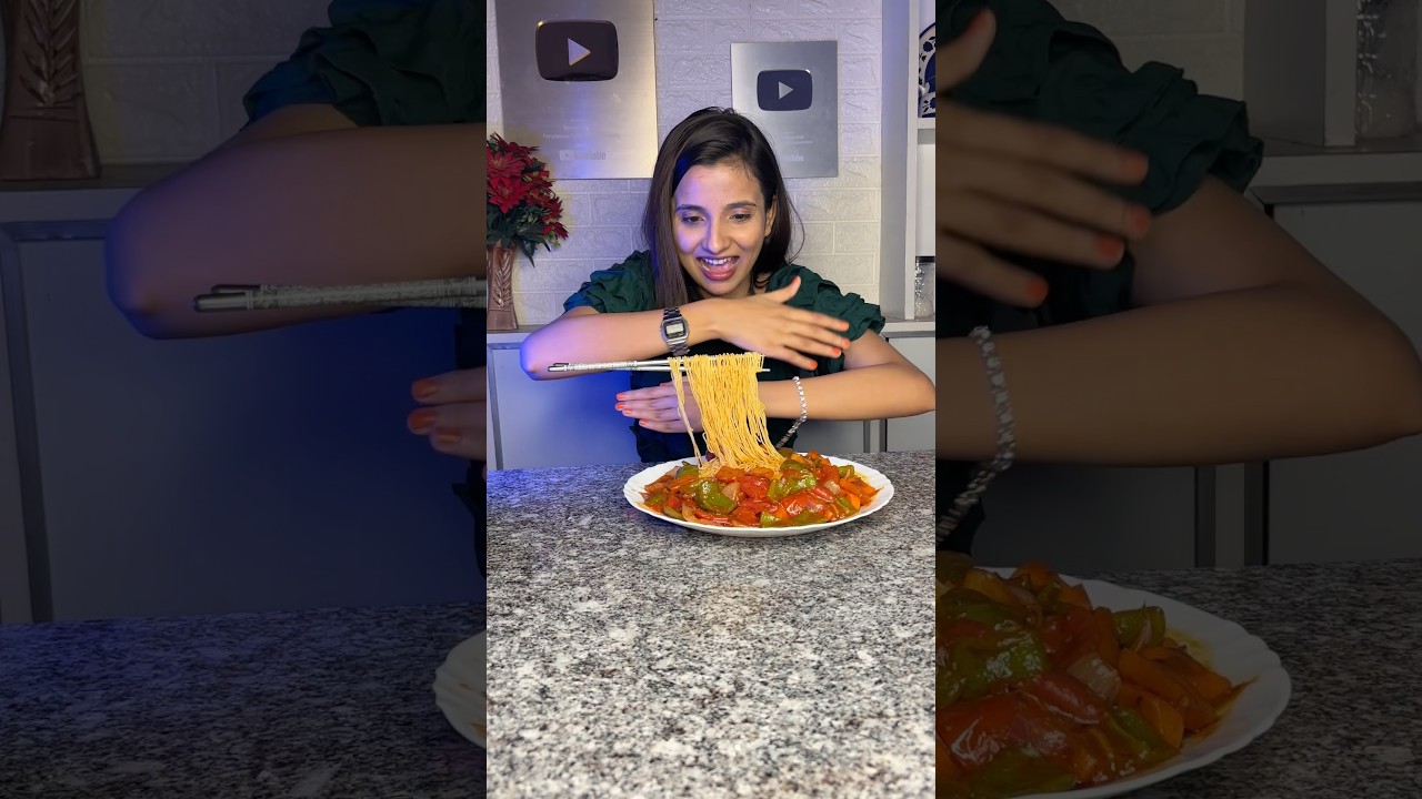 Flying noodle recipe!! #shorts #youtubeshorts #food #recipe