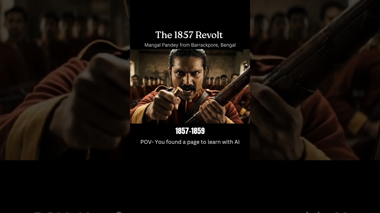 The 1857 Revolt : 5 Heroes Who Shook the British Empire #indianhistory #1857rebellion #gkgs #upsc