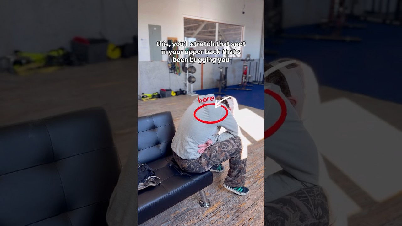 How to relieve upper back pain at home 🏠