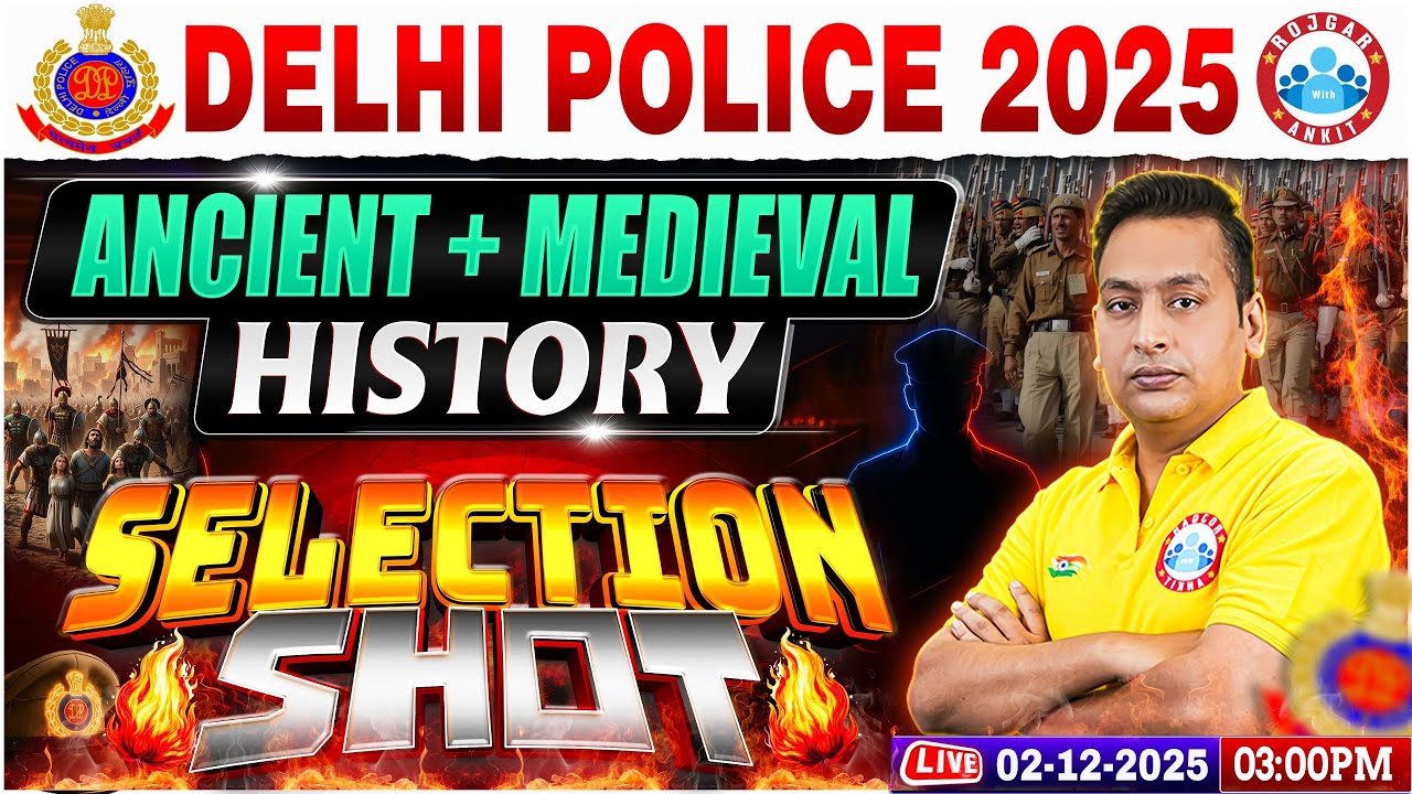Delhi Police History Classes | Ancient + Medieval History | Delhi Police Constable History One Shot