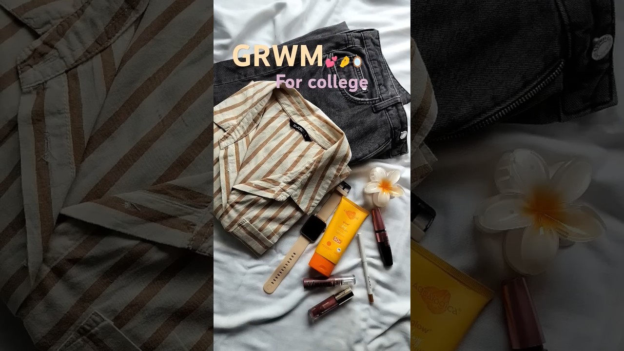 GRWM for College #makeup #grwmoutfit #beauty #beauty #zudio #college #collection ##outfitideas #love