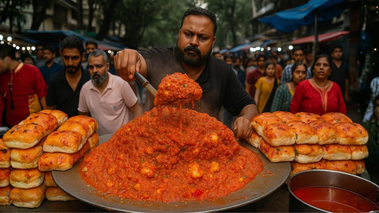 World’s Craziest Street Food — 1 Hour in Mumbai’s Food Heaven 🇮🇳 | Pav Bhaji, Dosa & More