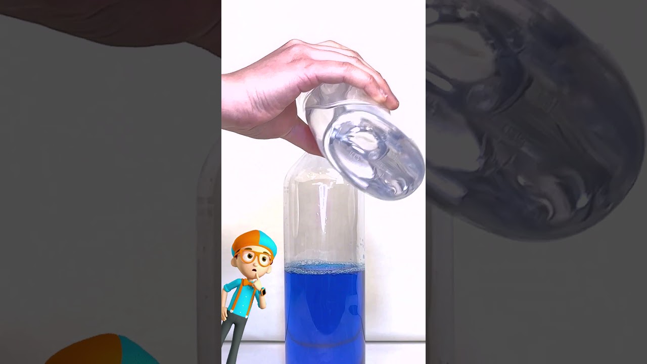 Easy Science Experiment: Magic Bottle Explained! 🧪#blippi #science #sciencefacts #scienceproject