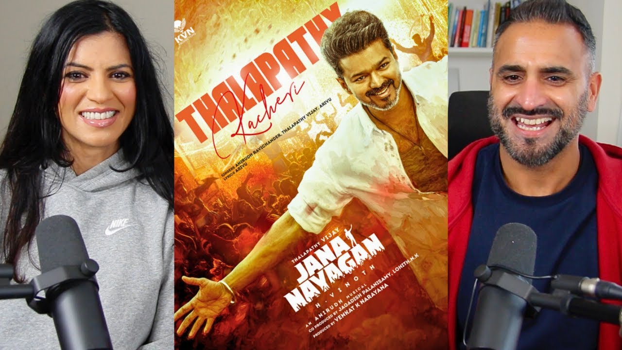 Thalapathy Kacheri Lyric Video Reaction | Thalapathy Vijay & Anirudh | Jana Nayagan