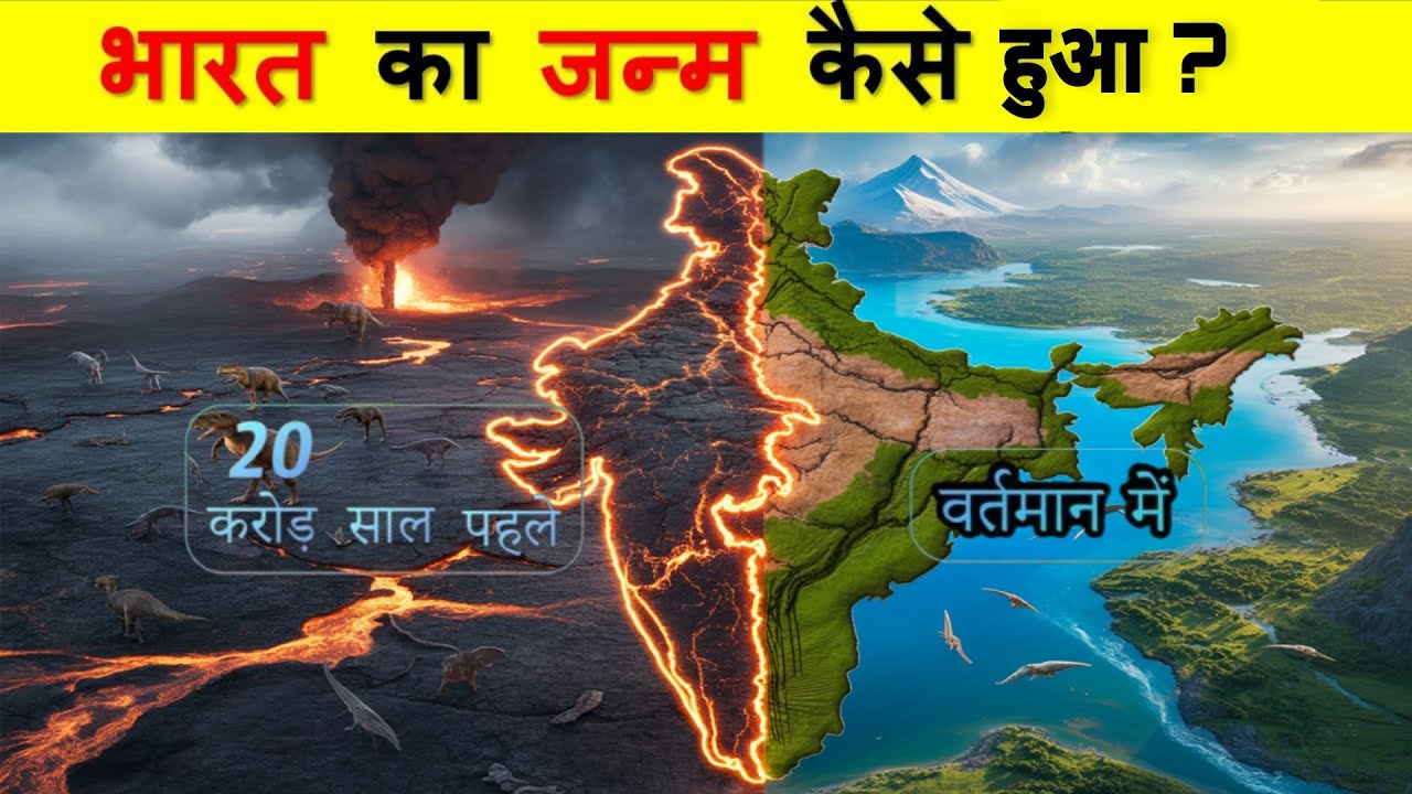 हमारा भारत 20 करोड़ साल पहले कैसे बना ? The Real Geological History of India | Factonic TV Hindi