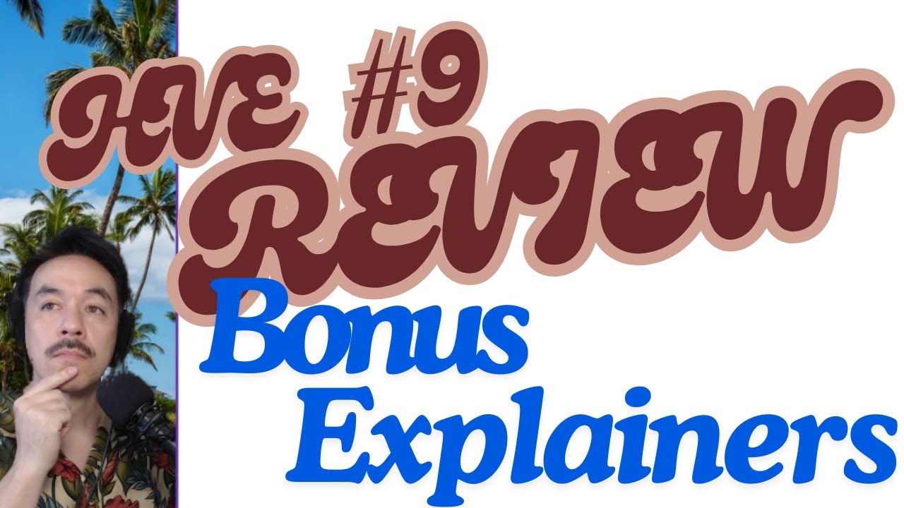 High Value English REVIEW: Lesson 9 (Bonus Explainers: Who / Which / Where)