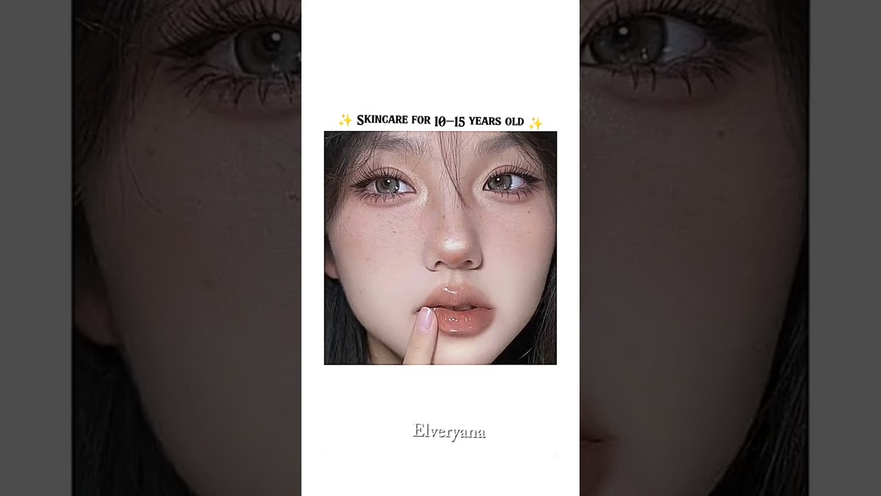 Skincare for 10-15 years old 🎀✨💅🏻 #beauty #skincare #kpop #bts #shorts