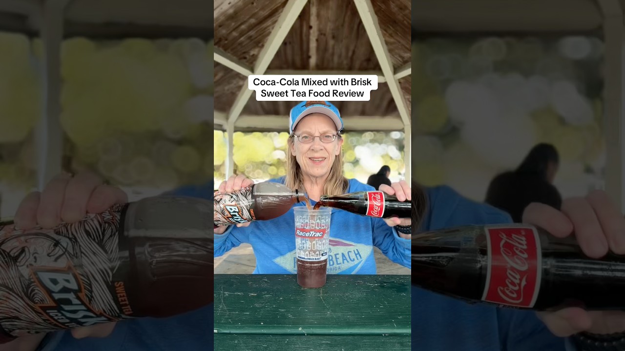 Coca-Cola Mixed with Brisk Sweet Tea Food Review #sodareview #foodreviews #sweettea