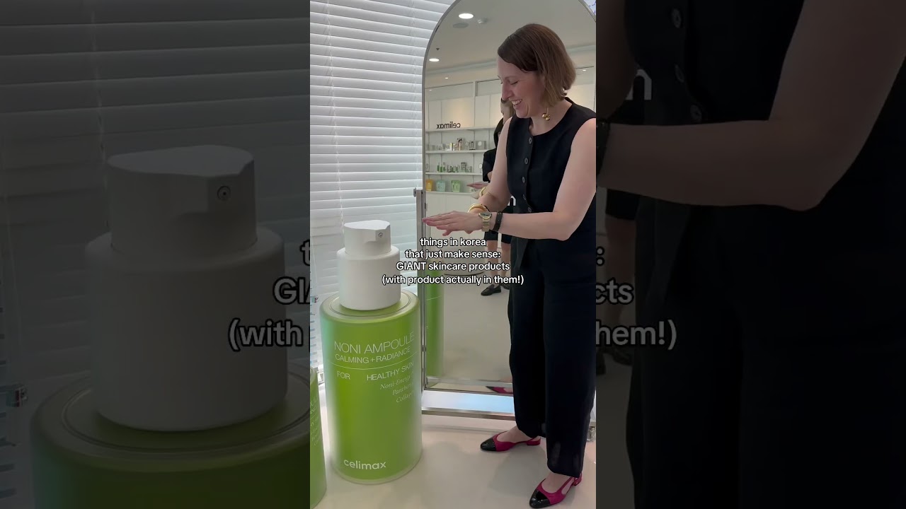 REAL life-sized products? feels like a dream 💫 #korea #koreanskincare #kbeauty #officelife #celimax