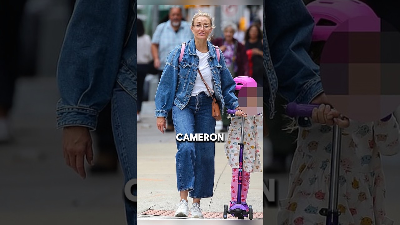 Cameron Diaz Glows as She Steps Out with Daughter Raddix #celebritynews #usa #today