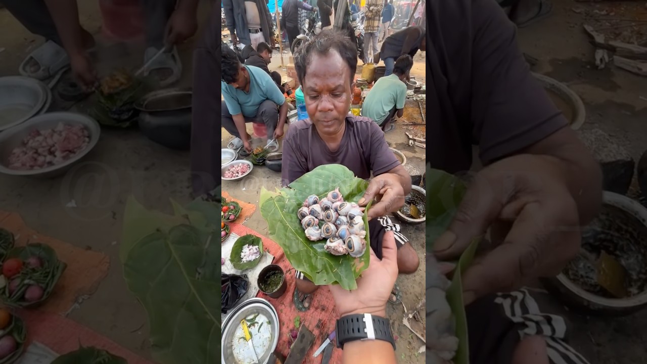 Comida de Rua Exótica Olhos de Cabra Indiana #streetfood #indianfood #exotic #food ￼