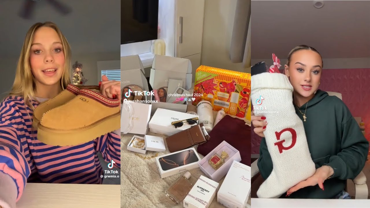 Christmas Haul 2024 / Tiktok Compilation 🎄❤️🍪🎁
